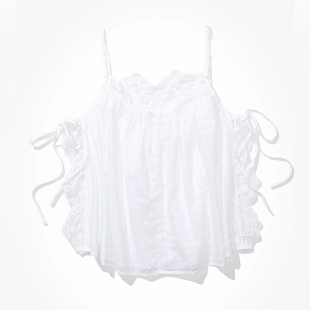 AE Flowy Boho Side Tie Tank - NWT - Picture 5 of 7